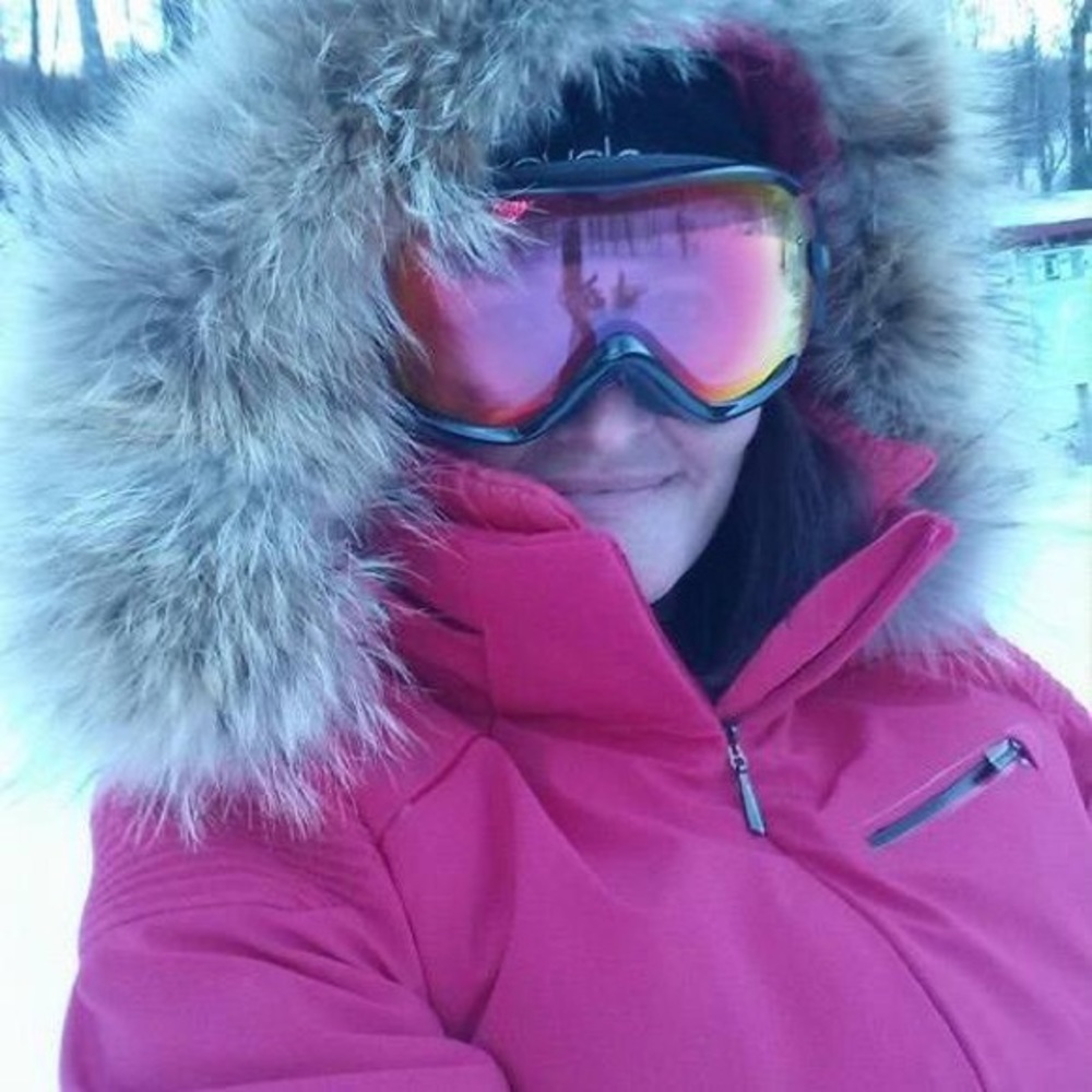 Spyder real fur. Worn once